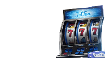 Welcome bonus image at JetТon Casino, featuring a gift box with sparkling gold coins against a background of light effects.