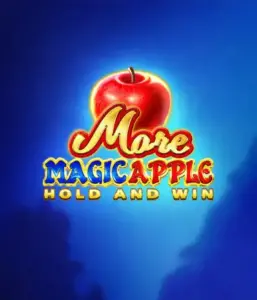 Step into the enchanting world of More Magic Apple Hold and Win Slot by 3 Oaks Gaming, showcasing a glistening red apple on a deep blue background. This graphic portrays the enchanting theme with a touch of mystery. Ideal for lovers of magical themes, the vibrant color scheme and enticing design draw players into the game's magical world. 