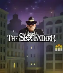 Step into the underworld realm of The Slotfather slot by Betsoft, highlighting a dominant mafia boss standing against a moonlit cityscape. This graphic captures the gritty essence of the mafia underworld, with the boss clad in a traditional black suit and hat. Ideal for lovers of gangster-themed games, delivering a captivating escape. 