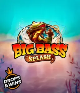 Get hooked on the action-packed adventure of the Big Bass Splash game by Pragmatic Play, featuring a vibrant fish leaping out of water. This graphic depicts the spirit of angling with striking visuals and energetic text. Perfect for those who love fishing-themed games, delivering a captivating experience. 